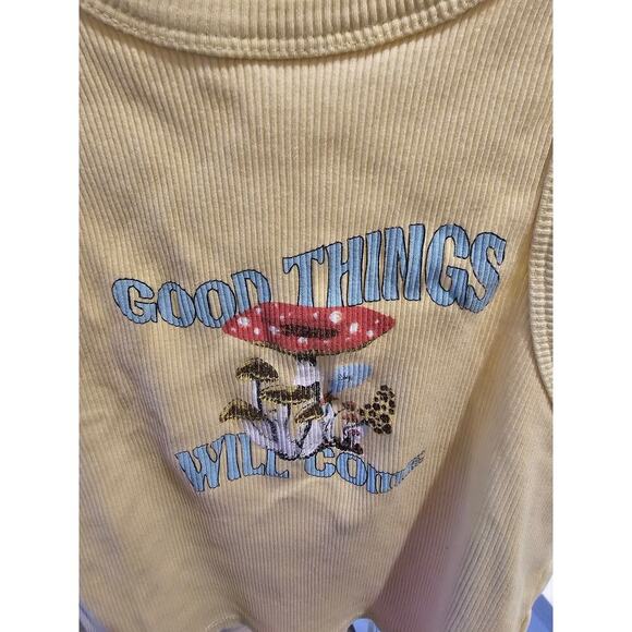 Forever 21 Tank Top yellow small - Picture 3 of 3